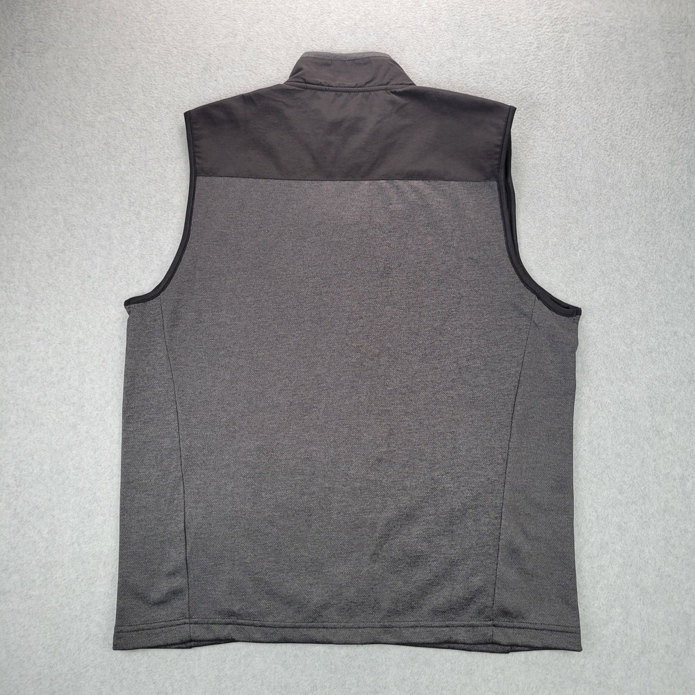 Ducks Unlimited Full Zip Vest Mens Large Grey Two Tone Performance Outdoor - Picture 8 of 9